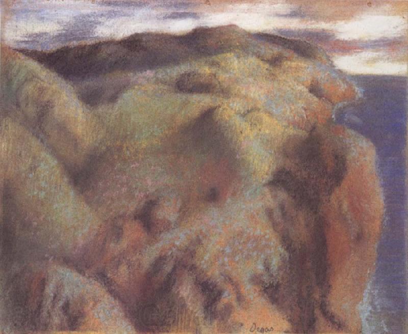 Edgar Degas Landscape France oil painting art